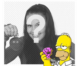 homer simpson dans un coin vos photos avec cet effet