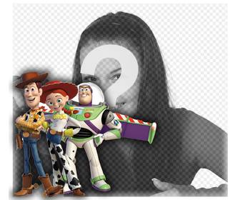 personnages toy story sur vos photos avec cet effet ligne