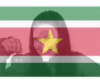 suriname filtre mettre sur vos photos pour flag