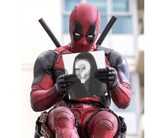 deadpool tenant votre photo avec cet effet gratuit telechargez