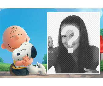 les meilleurs amis snoopy et charlie brown qui vous accompagnent dans votre photo