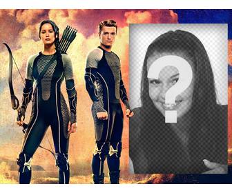 effet photo pour editer avec des personnages the hunger games