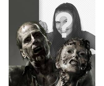 photomontage terreur avec des zombies avec votre photo