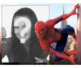 effet spiderman photo pour modifier avec votre photo