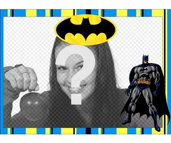 cadre batman gratuit pour personnaliser avec vos photos pour