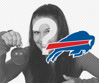 autocollant avec logo bills buffalo vous pouvez coller sur vos photos