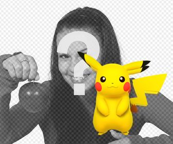 pikachu sur vos photos avec ce