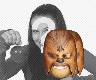 mettez vos photos masque le chewbacca avec cette libre effet photo