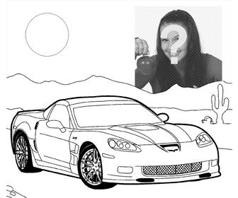 effet dajouter une image dans un dessin dune voiture puis limprimer