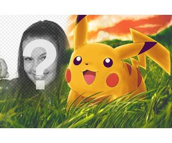 photo effet ajouter pikachu dans votre photo ligne