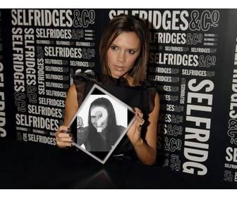 dans ce photomontage victoria beckham avec ses propres mains montrer votre image