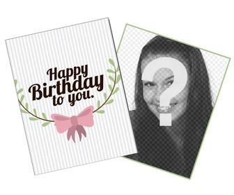 carte personnalisable mignonne pour souhaiter un joyeux anniversaire ligne