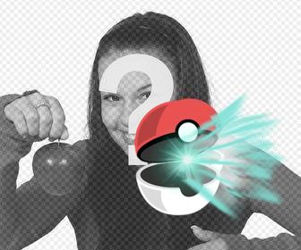 autocollants dune ouverture pokeball avec un faisceau lumineux pour coller dans votre