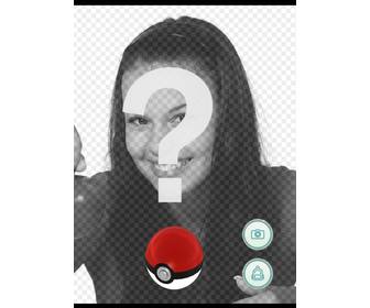 ecran pokemon go jeu vous pouvez editer avec une image