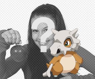 mettez vos photos pokemon cubone comme un autocollant