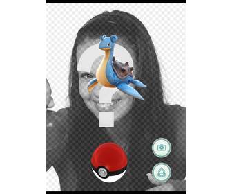 effet pokemon go avec lapras ou vous pouvez modifier avec votre photo