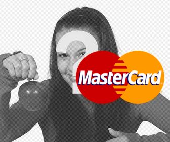 logo master card vous pouvez coller sur vos photos et avoir un effet