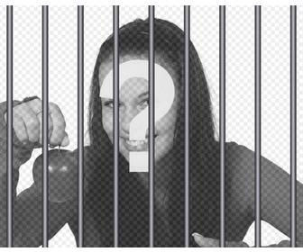 barres dacier pour ajouter sur vos photos pour donner effet prison