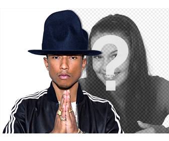 votre photo avec chanteuse pharrell williams