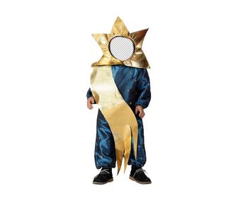 ligne et amusant costume pour les enfants noel etoile