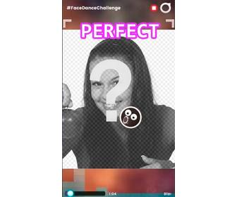 Face Dance Challenge Memo Photomontage