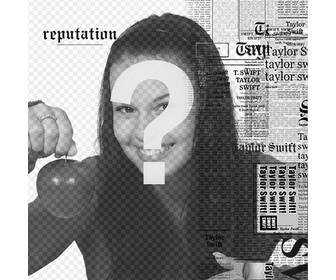 Taylor Swift Album Reputation cover filter