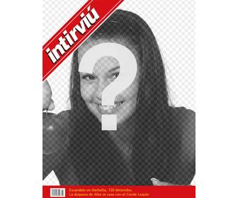 modele page couverture personnalisable avec votre photo l039intirviu magazine ideal pour les blagues ajouter vous voulez un ensemble support et l039envoyer vos amis