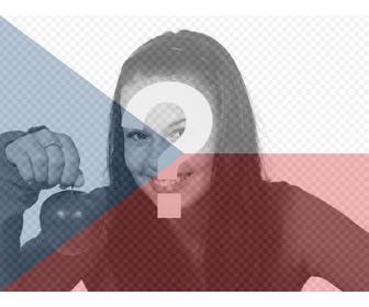 photomontage peindre un visage ou une image sur transparence avec le drapeau republique tcheque il suffit telecharger lquotimage les modifier ligne et vous pouvez enregistrer ou envoyer vos amis par e-mail