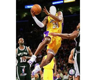 photomontage mettre votre visage sur le joueur kobe bryant