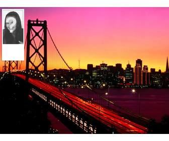 personnalisee twitter fond d039un pont lumineux avec coucher soleil vous pouvez le personnaliser avec votre propre image