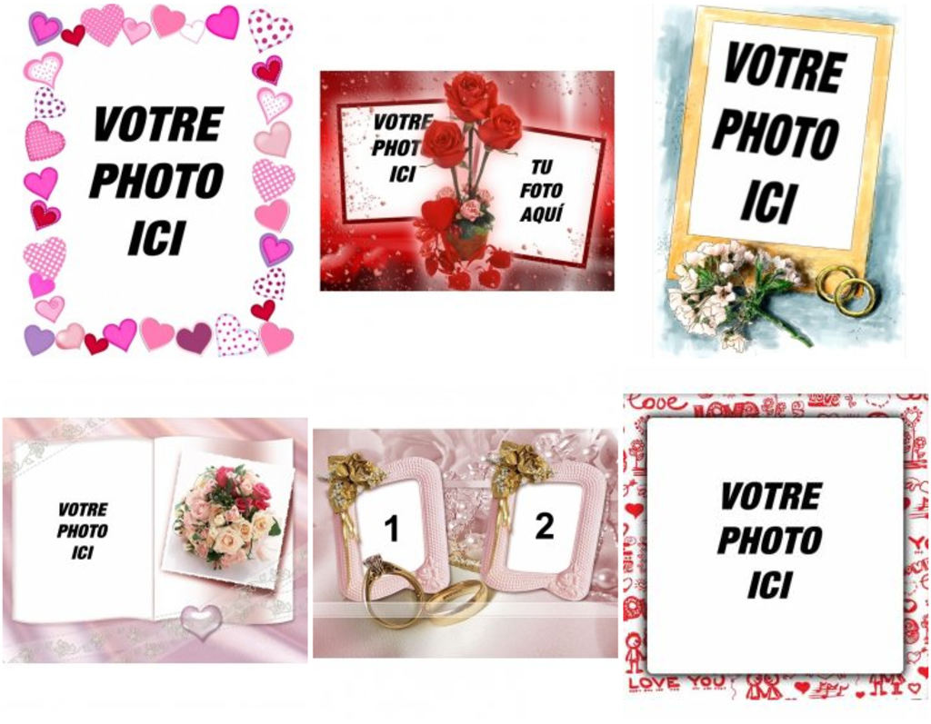 Cadres pour mariages anniversaires