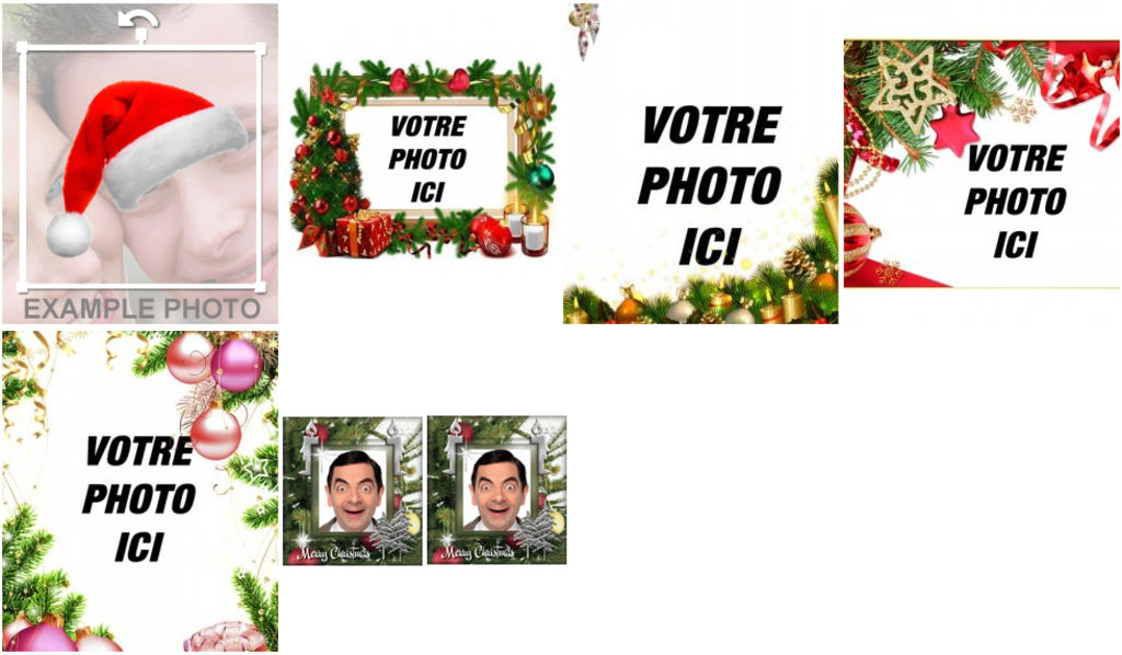 Décorations de Noël à personnaliser avec des photos