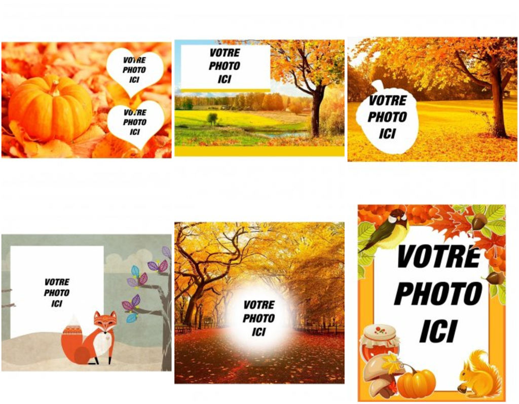 effets d'une photo d'automne