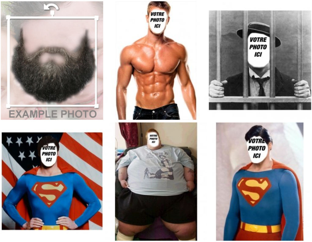 effets Hommes pour vos photos