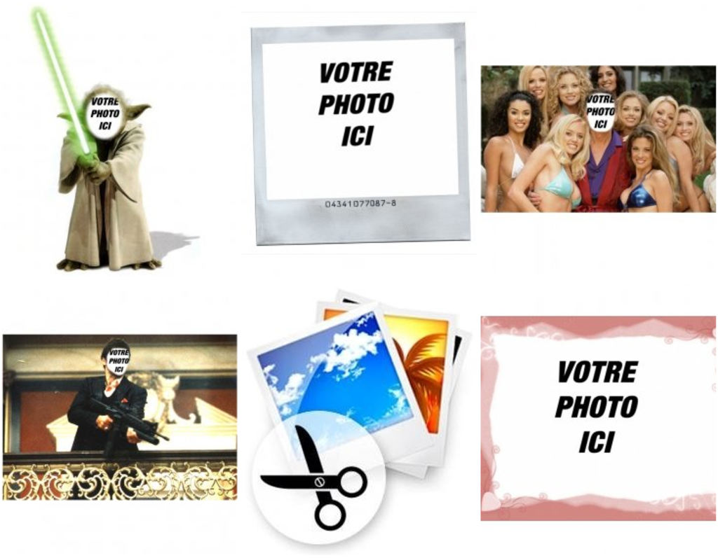 Modèles drôles en ligne pour ajouter vos photos