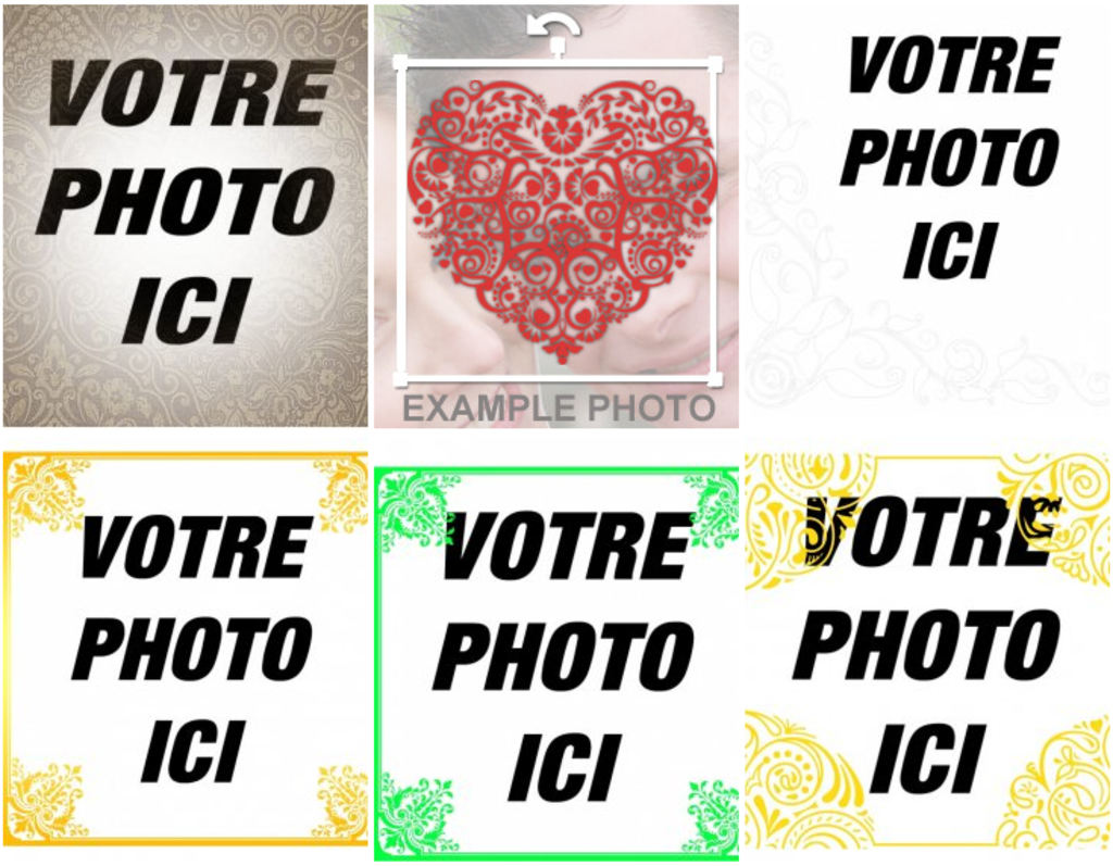 ornements décoratifs pour ajouter à vos photos gratuitement