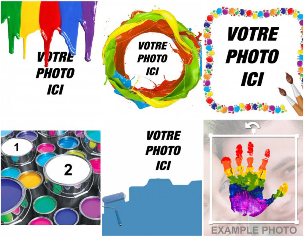 Peinture effets pour vos photos en ligne