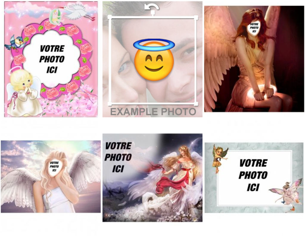 photomontages avec des anges