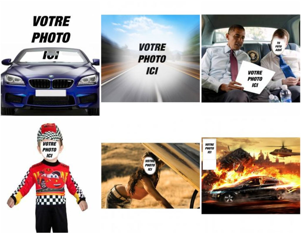 Photomontages de voitures gratuit et en ligne