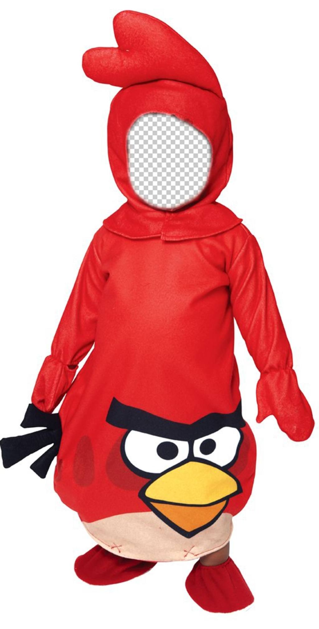 Créer un photomontage amusant dun costume de Angry Bird pour mettre un visage ..