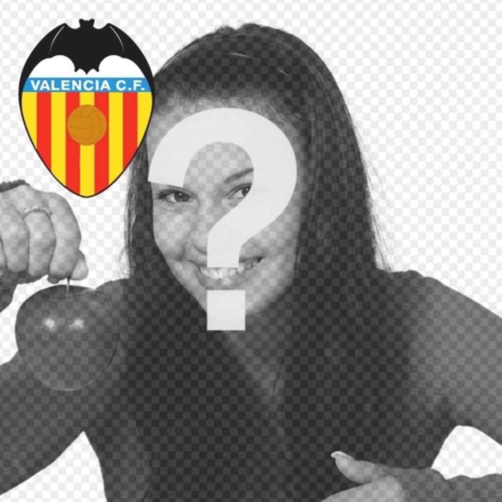 Valencia Football Club Bouclier de customiser en ligne vos photos sur Facebook en forme de
