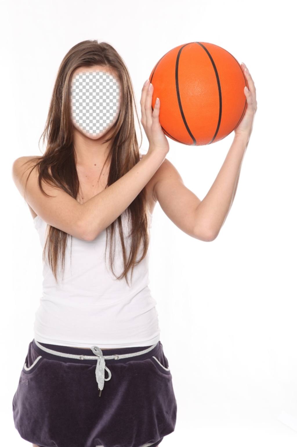 Photomontage dun joueur de basket-ball pour ajouter votre visage Prouvez ..