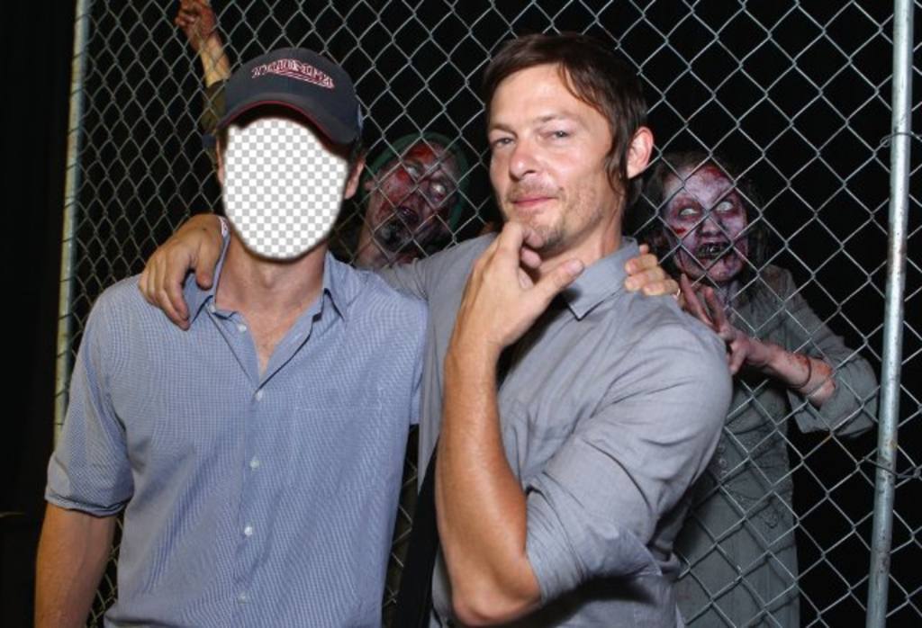 Créer un montage photo avec les personnages et les zombies de The ..
