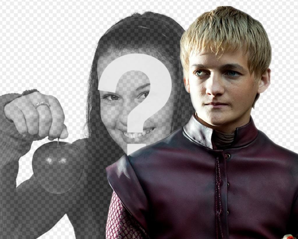 Photomontage à apparaître avec Joffrey Lannister, le méchant roi de Game of..