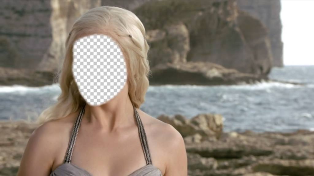 Photomontage de Khaleeshi de Game of Thrones où vous pouvez mettre votre visage ..