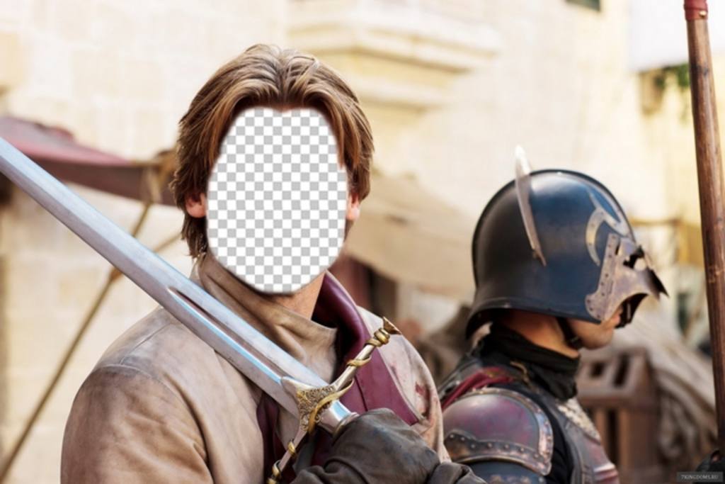 Créer ce photomontage mettant votre visage sur Jaime Lannister ..