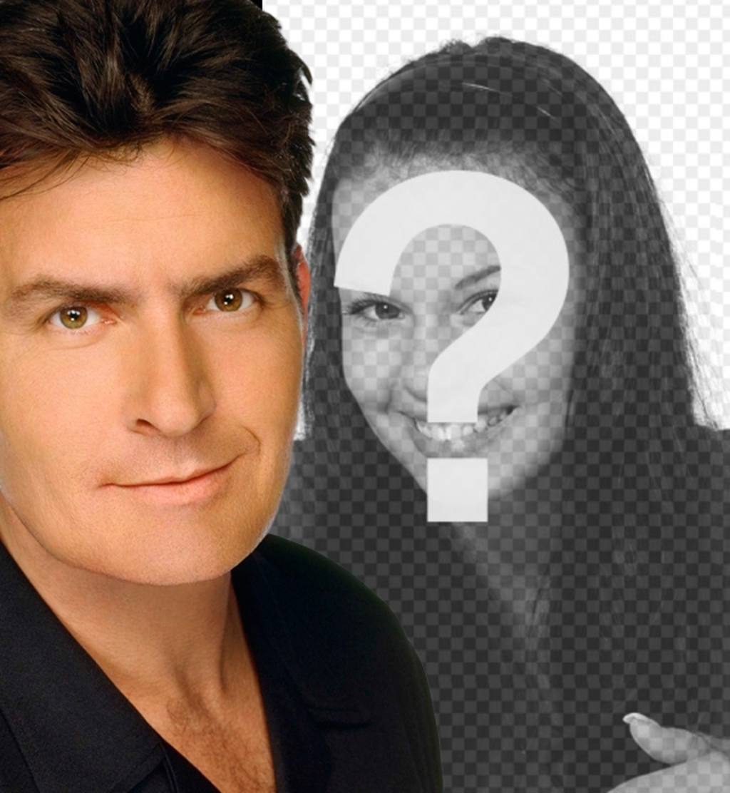 Créer un montage de Charlie Sheen pour apparaître dans une photo avec lacteur sur..