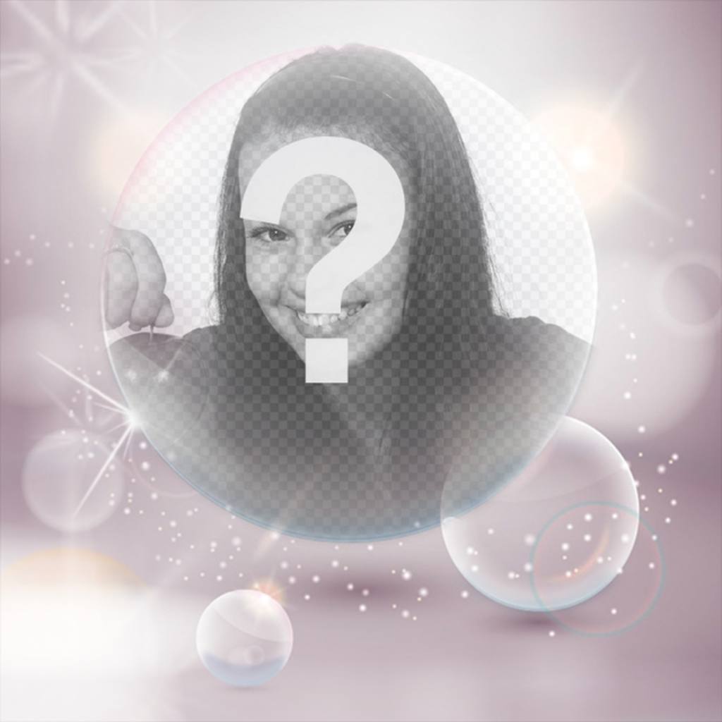 Limage de profil avec des bulles et des feux clignotants blancs à personnaliser votre avatar à partir de Facebook et..