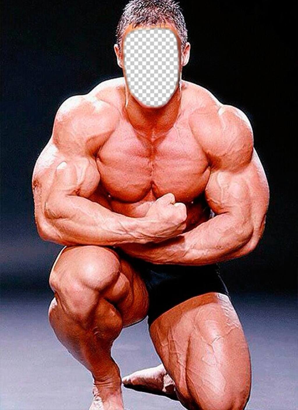 Effet dun homme musclé de la concurrence ..