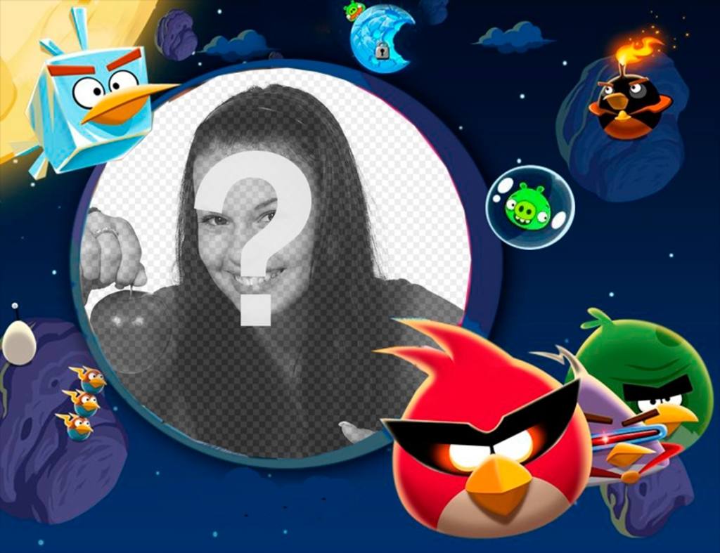 Enfants de moins de Angry Birds dans lespace situé dans la partie. ..